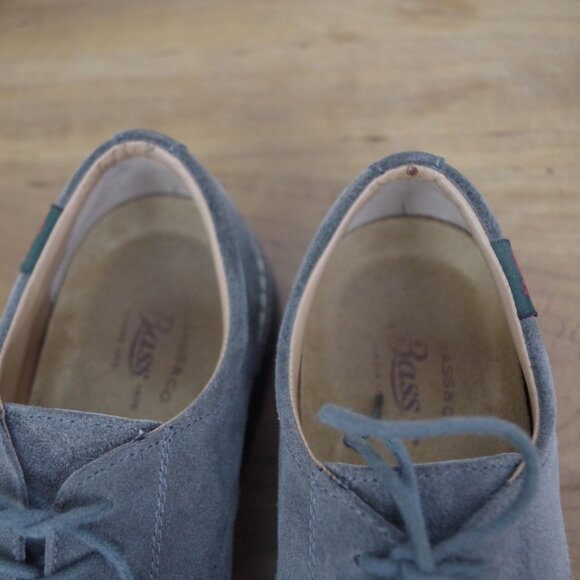 Bass Pasadena Grey Suede Derby Shoes Size 8 - Picture 8 of 8